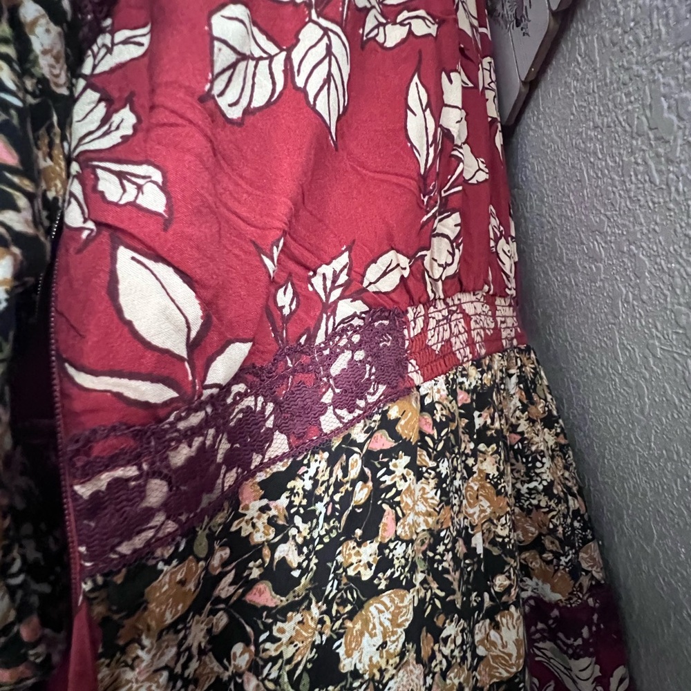 FREE PEOPLE TILDA WRAP DRESS NWOT LARGE - Picture 8 of 11